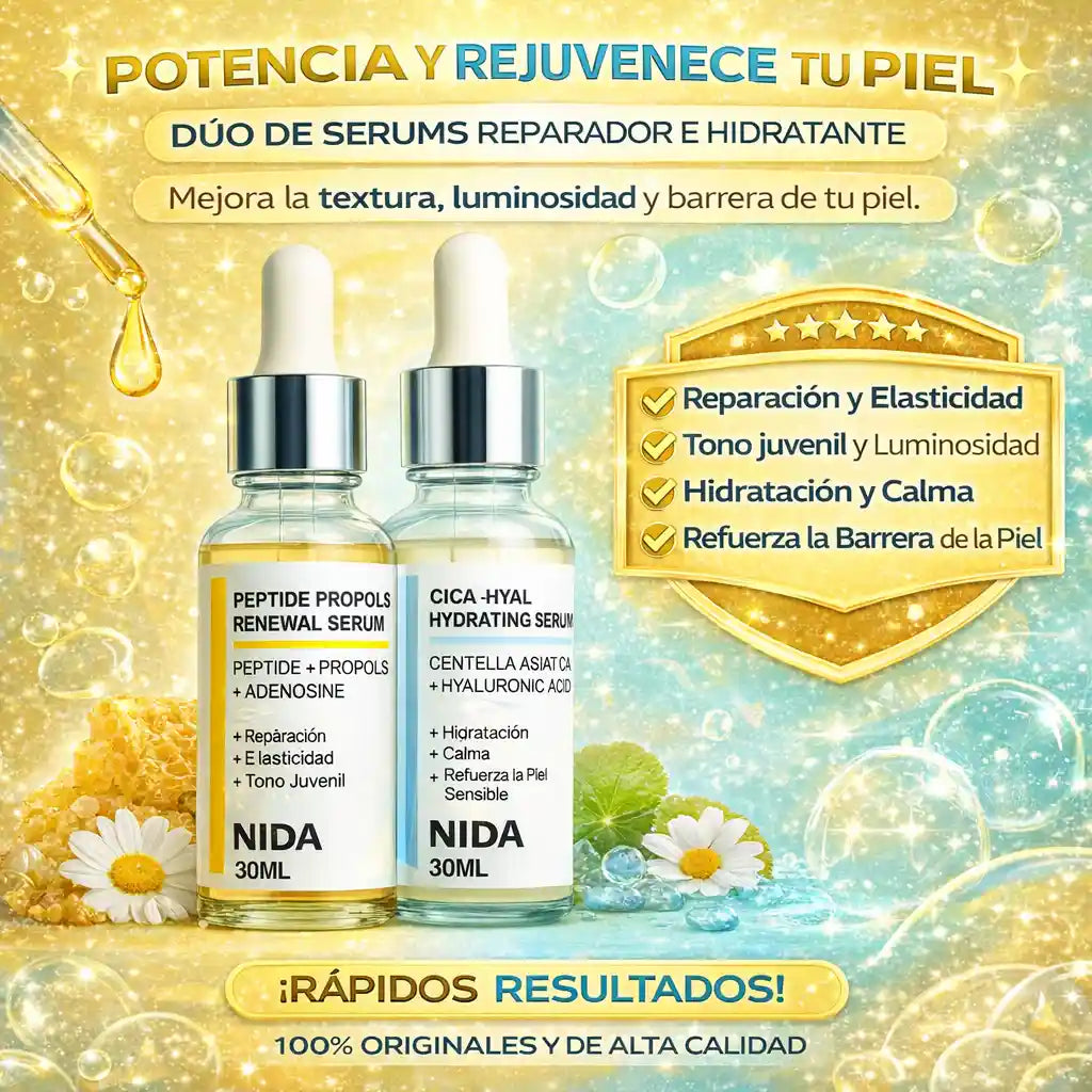 DÚO DE SERUMS PROPOLIS + CICA-HYAL