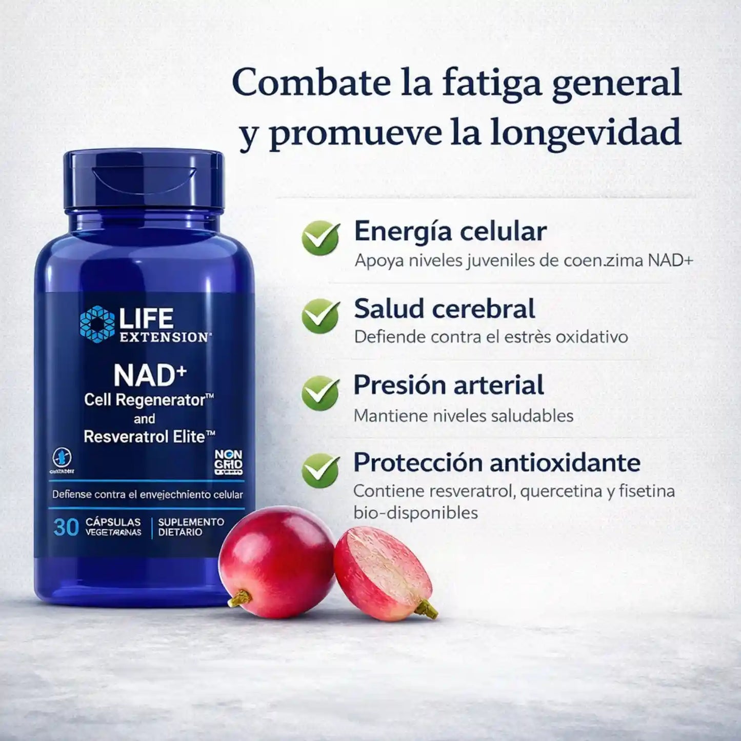 Resveratrol Nad Elite X 30 Capsulas