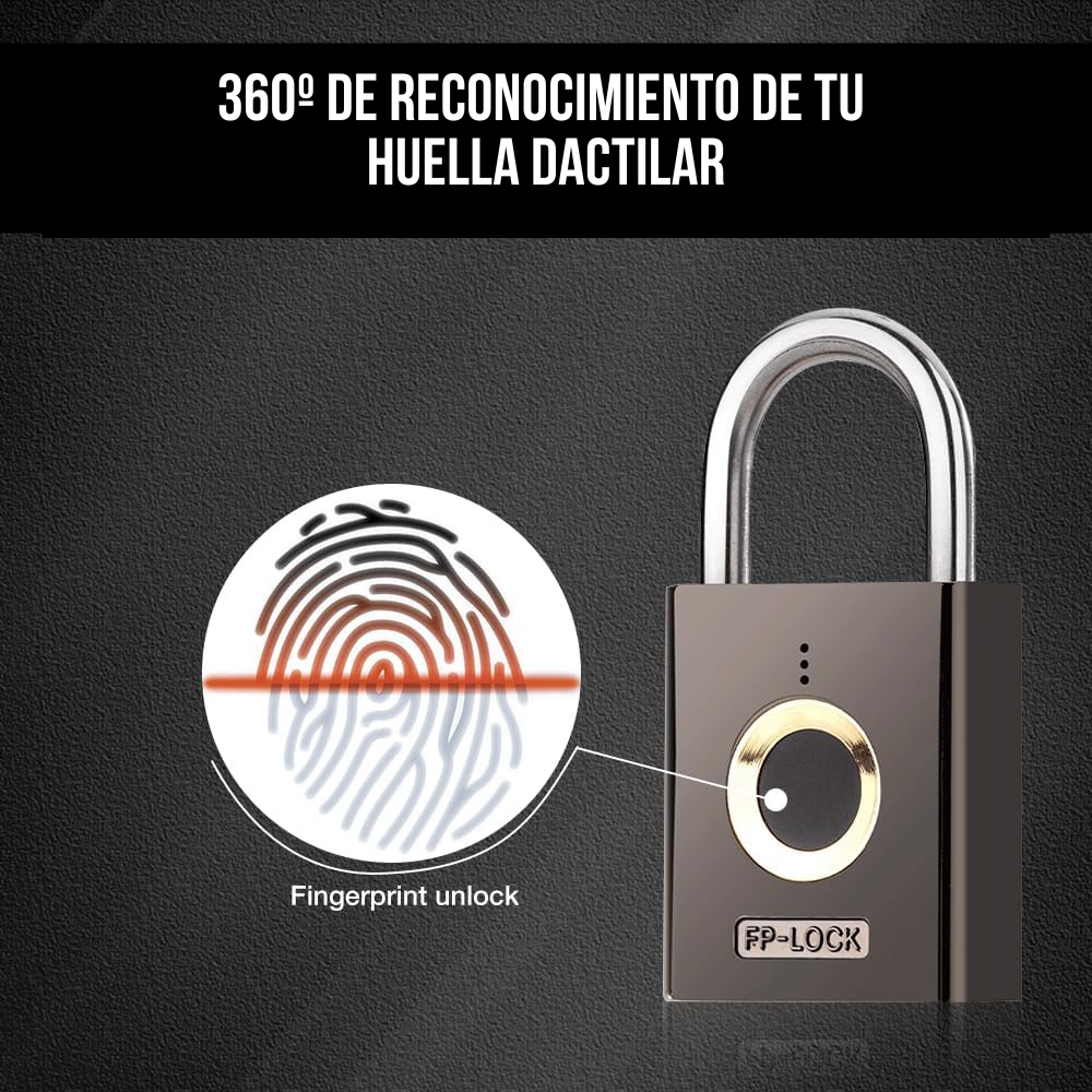 Candado Inteligente con Huella Digital