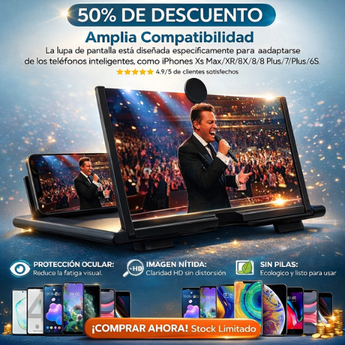 Transforma tu celular en un cine portátil