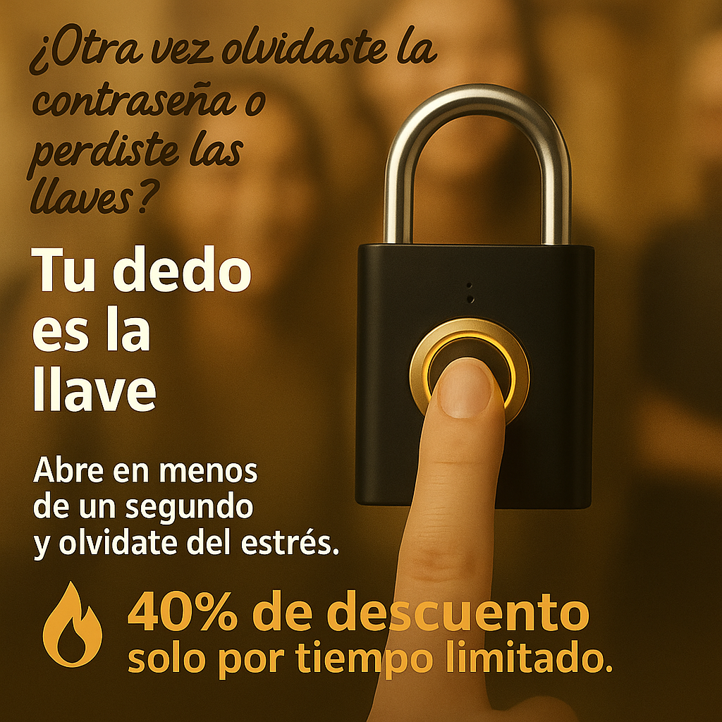 Candado Inteligente con Huella Digital