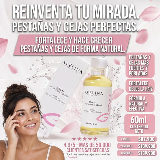 Serum de pestañas y cejas - Avelina